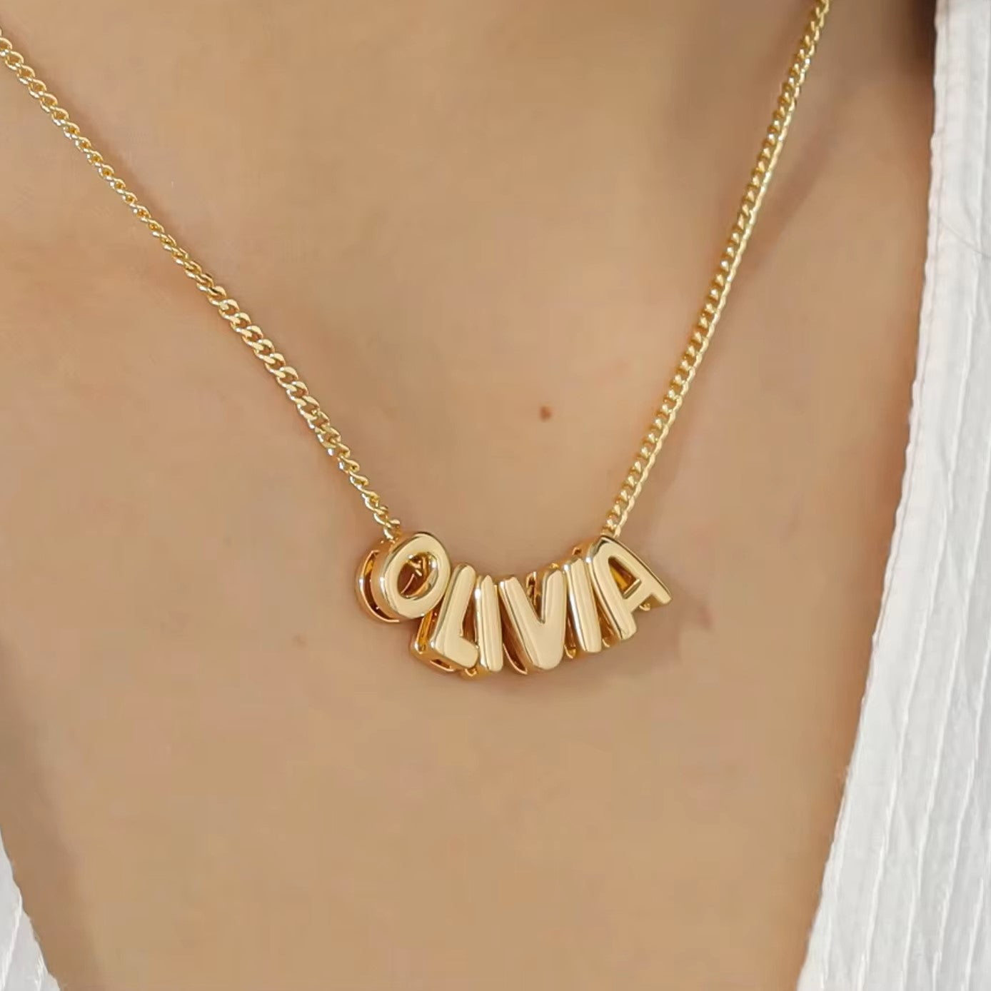 Bella & Co™ Name Bubble Necklace