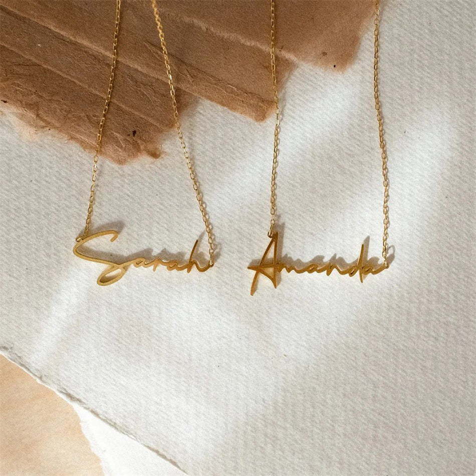 Signature Name Necklace