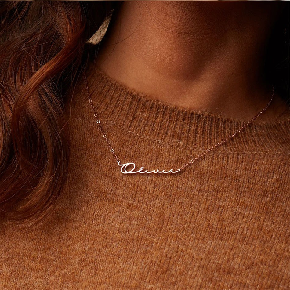 Signature Name Necklace