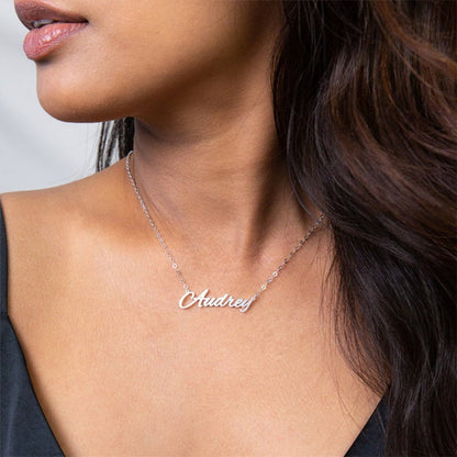 Signature Name Necklace